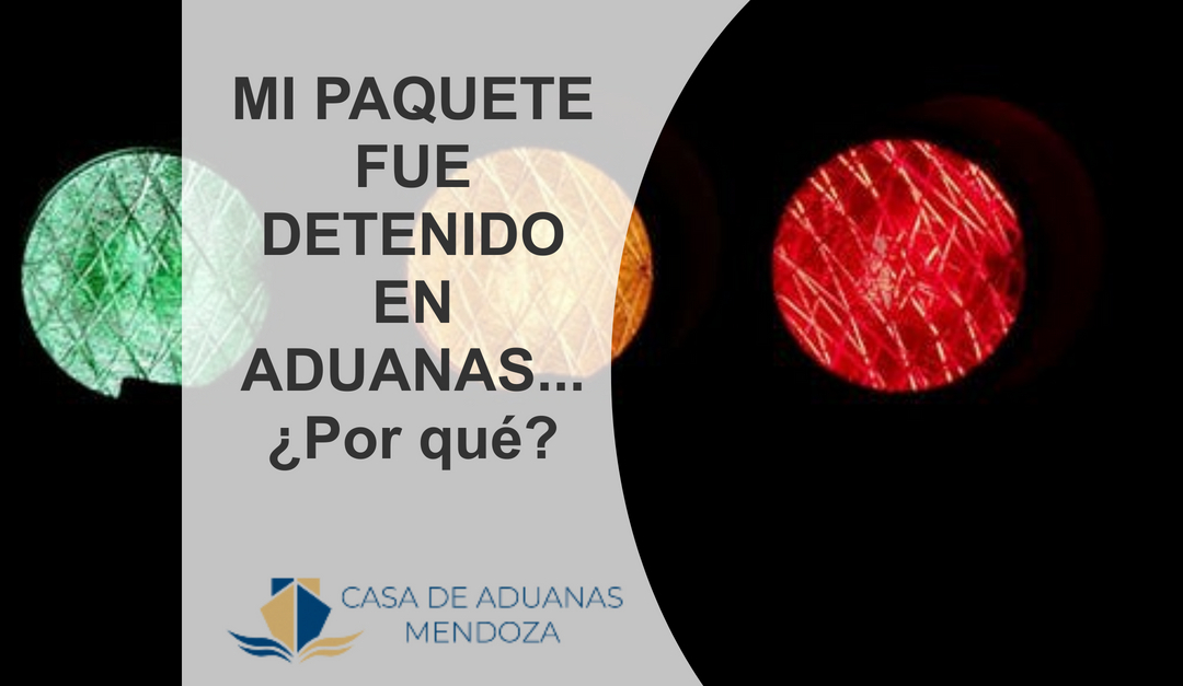 Mi paquete esta detenido en aduana