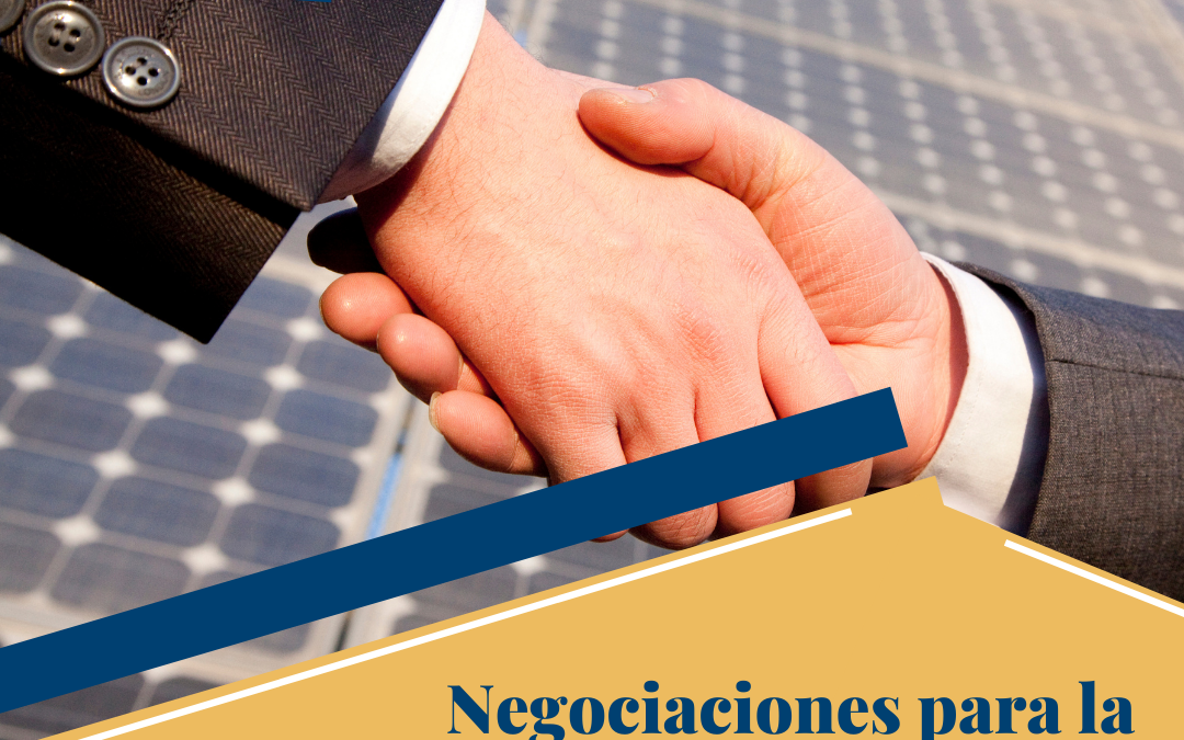 Negociaciones para la Exportación de Paneles Solares.
