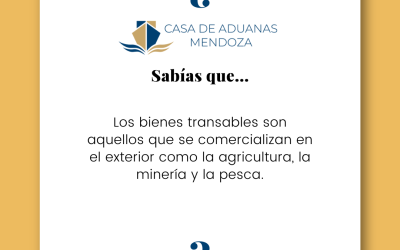 ¿SABIAS QUÉ? Los bienes transables son aquellos que se comercializan en el exterior como la agricultura, la minería y la pesca.