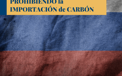 Proponen sancionar a Rusia prohibiendo la importación de carbón.￼
