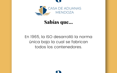 En 1965, la ISO desarrolló la norma única bajo la cual se fabrican todos los contenedores.