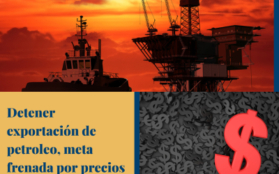 Detener exportaciones de petróleo, meta frenada por precios y subsidios.