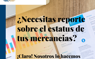 ¿Necesitas reportes sobre el estatus de tus mercancías? ¡Claro! Nosotros lo hacemos.