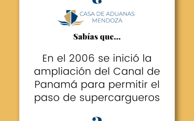 En el 2006 se inició la ampliación del Canal de Panamá para permitir el paso de supercargueros.