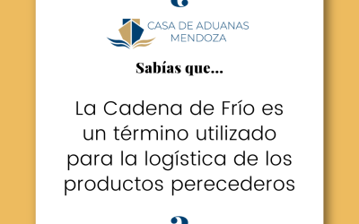 La Cadena de Frío es un término utilizado para la logística de los productos perecederos.