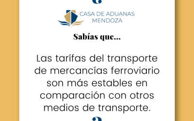 Las tarifas del transporte de mercancías ferroviario son más estables en comparación con otros medios de transporte.