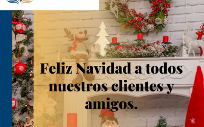 Feliz Navidad a todos nuestros clientes y amigos.