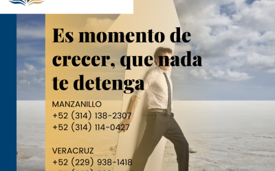 Es momento de crecer, que nada te detenga.