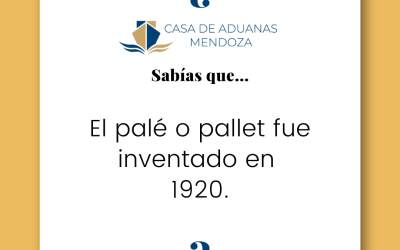 El palé o pallet fue inventado en 1920.