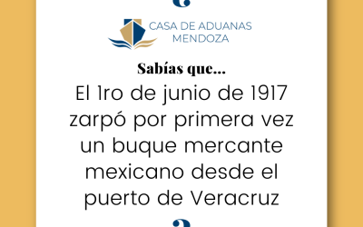 El 1ro de junio de 1917 zarpó por primera vez un buque mercante mexicano desde el puerto de Veracruz.