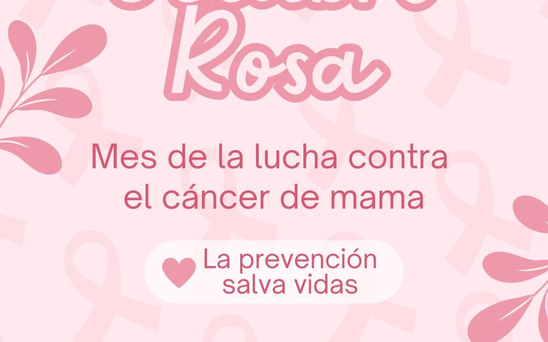 Octubre, mes de la lucha contra el Cáncer de Mama