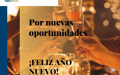 Por nuevas oportunidades, ¡FELIZ AÑO NUEVO!