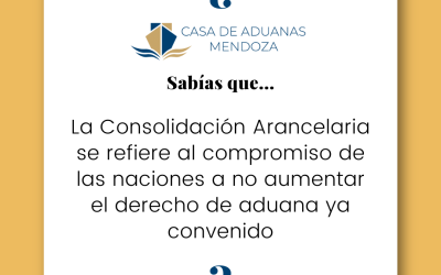 La Consolidación Arancelaria se refiere al compromiso de las naciones a no aumentar el derecho de aduana ya convenido.
