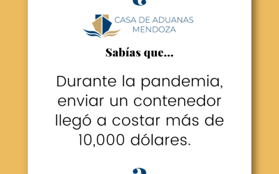 Durante la pandemia, enviar un contenedor vía marítima llegó a costar más de 10,000 dólares.