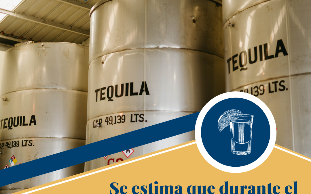 Se estima que durante el 2023, se exportaron 420 millones de litros de tequila.