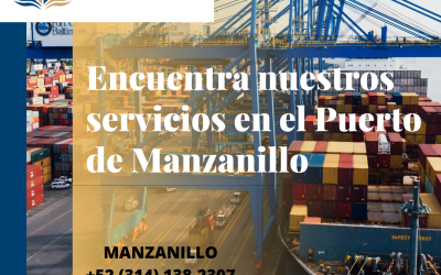 Encuentra nuestros servicios en el Puerto de Manzanillo.