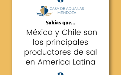México y Chile son los principales productores de sal de América Latina.