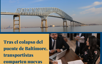 Tras el colapso del Puente de Baltimore, transportistas comparten nuevas estrategias.