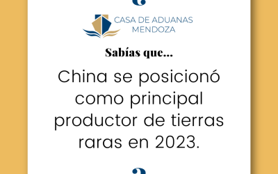 China se posicionó como principal productor de tierras raras en 2023.