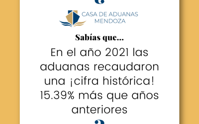 En el año 2021 las aduanas recaudaron una ¡cifra histórica! 15.39% más que años anteriores
